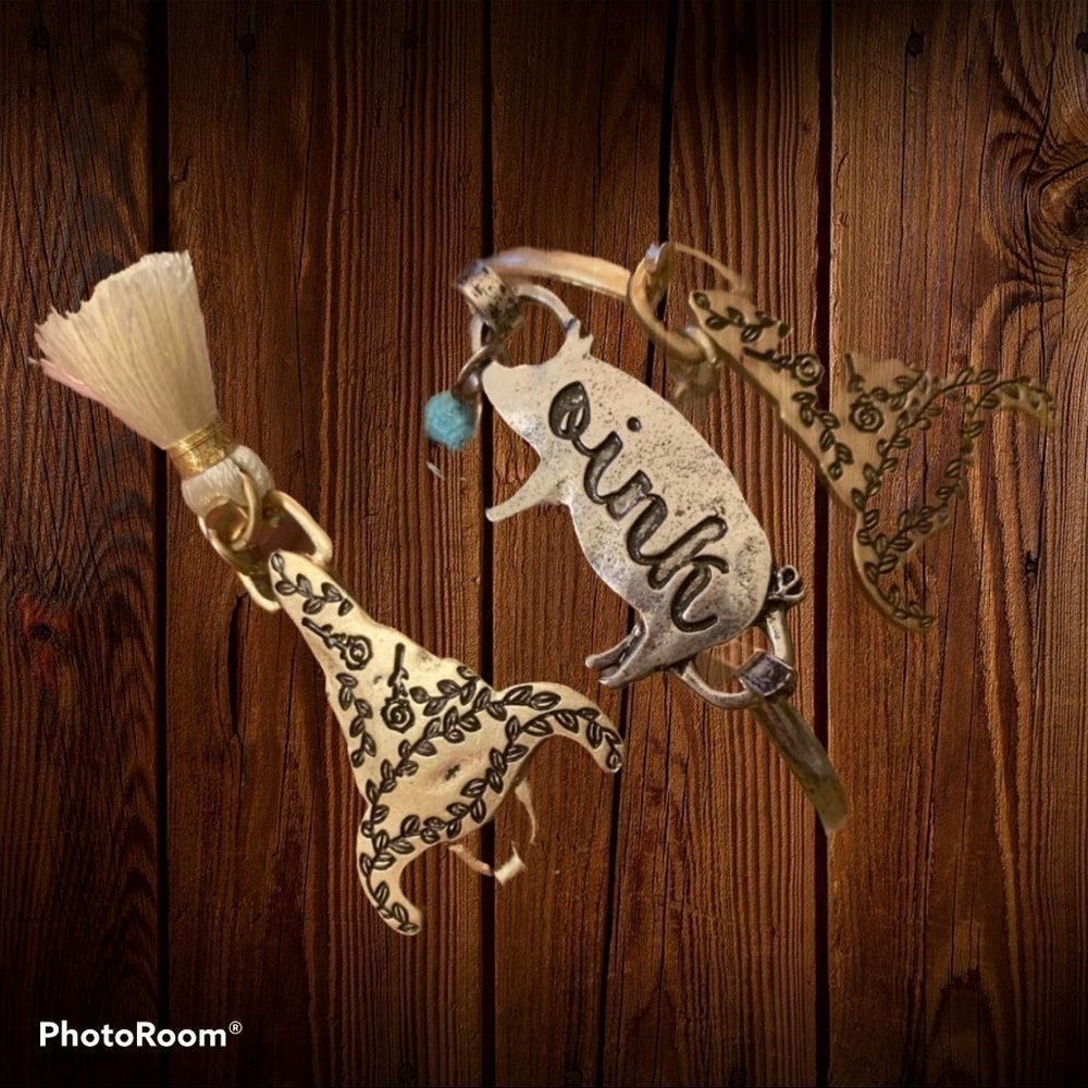 Lot of 3 Bracelets New!  Mooo Oink!